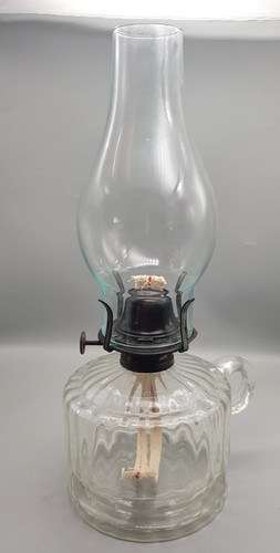 Vintage paraffin lamp with - vintage,