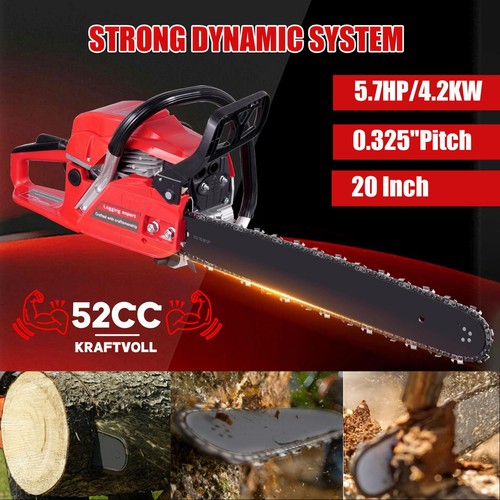 52cc petrol chainsaw - 52cc, 4.2kw