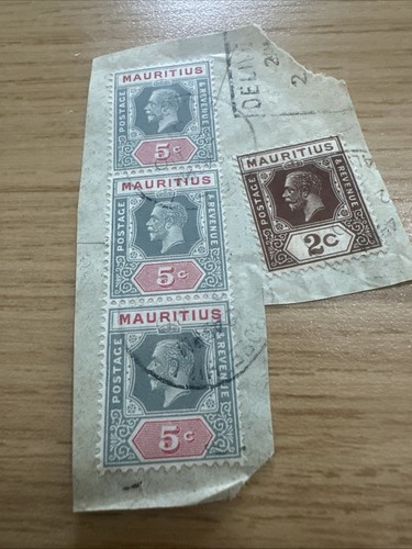 Kgv mauritius stamps - kgv, 2c