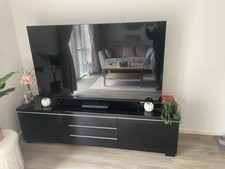 IKEA Black Gloss TV Unit with