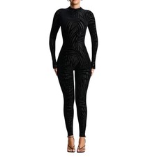 Black Sheer Mesh Burnout