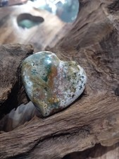 Beautiful Ocean Jasper Heart