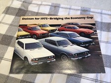 1975 DATSUN Range US Brochure 610 180B B-210 120Y 260-Z PICKUPS 710 etc