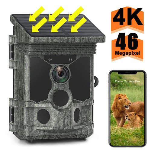 Solar trail hunting camera - 4k,