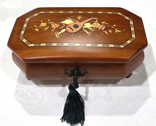 Decorative inlaid wooden music - decorative,