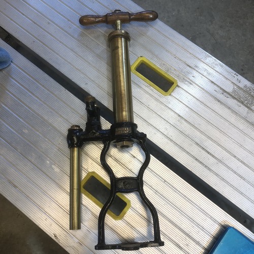 Vintage brass and - brass, cast-iron
