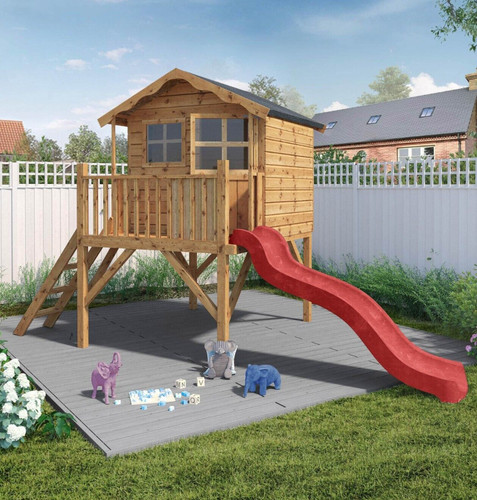 Wooden playhouse wendy - wooden,
