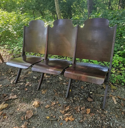 Antique theater seats church - 3,