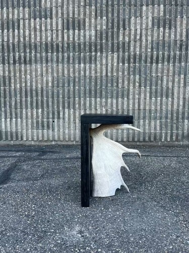 Stag stool nightstand custom - stag, t