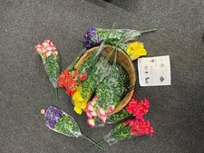 Artificial wicker hanging