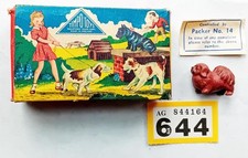 Vintage Boxed Timpo Toys My Pet Series 5017 diecast Pekinese Brown Dog 644