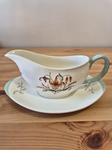 Wedgwood tiger lily gravy - gravy, boat
