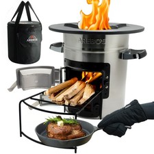 AREBOS Rocket Stove Wood