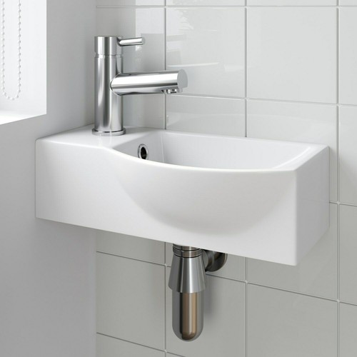 Bathroom wall hung basin - wall,