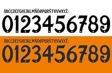 Name&Number Set For Real