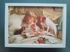 Pears Soap Advertising print 'Suspense' by Charles Burton Barber  FRAMED