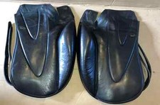 5 DAY TRIAL ✅ WOW Saddle Flaps 🐴 Dressage Giant High Fixed Block : Black