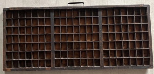 Vintage wooden printers - wooden, block