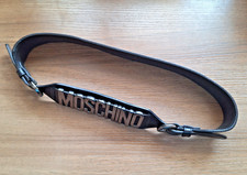 Moschino Leather Belt Size 42