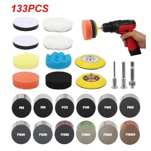 133pcs inch sanding discs - 133pcs,