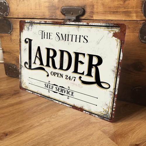 Personalised larder sign - larder,