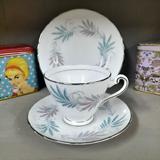 Vintage Bone China Tea Trio Sets, Cups & Saucers, Colclough, Royal Albert, etc