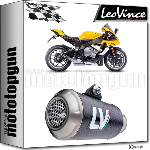 Leovince exhaust carbon - exhaust, lv-10