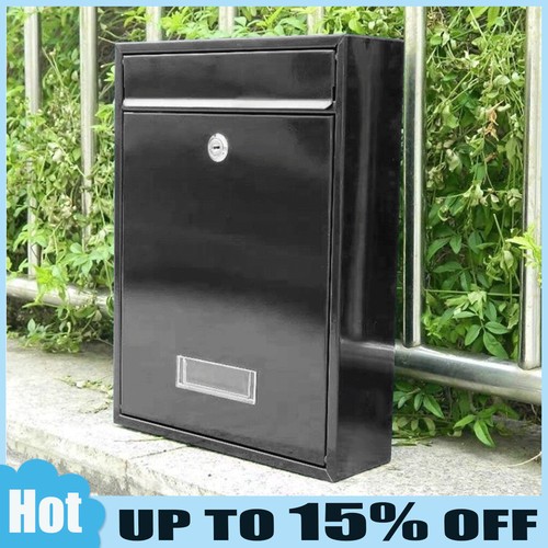 Large outdoor steel post box - outdoor,