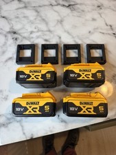 Dewalt 18v 5ah Battery Dcb184 XR MINT  condition + mount 
