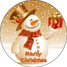 Christmas Snowman Cake Toppers