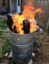Fire bin garden incinerator