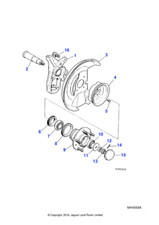 Jaguar Genuine Hub Bearing Kit