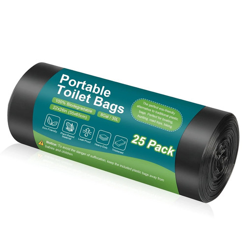 100 portable toilet bags - 100,