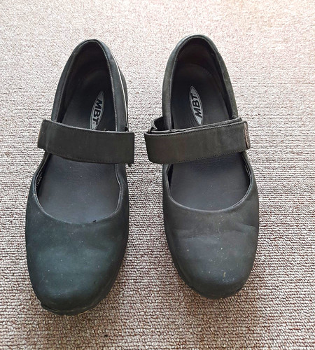 Mbt women black - black, leather