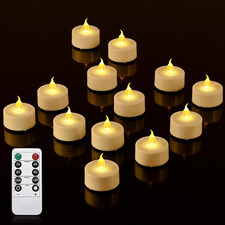 Cimetech 12Pcs Led Tea Lights