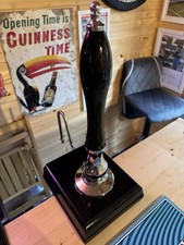 Angram Free Flow gas assist (keg) Beer Engine CQ Model In Chrome & Black Plinth