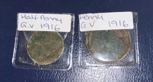 One penny and - and, half