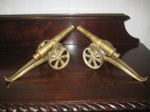 Vintage long pair brass - 9,
