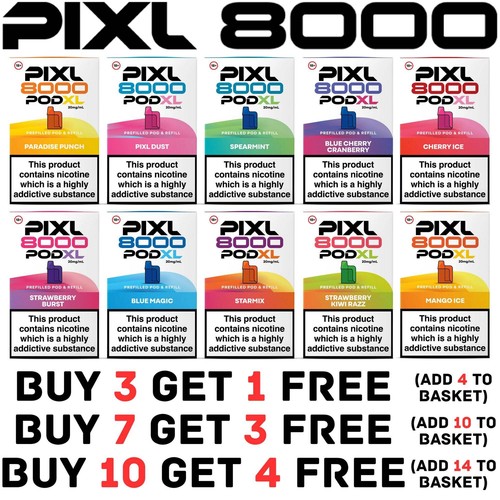 Pixl 8000 vape pods - pixl,