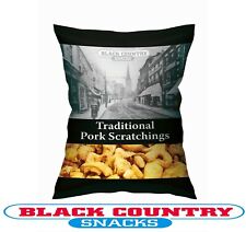Traditional Black Country Pork Scratchings - 10 x 80g Packs 