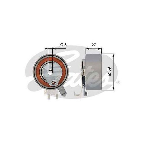 Tensioner pulley timing belt - timing,