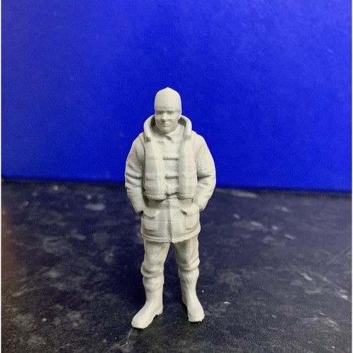 Sea fisherman crew figure - figure, 3d