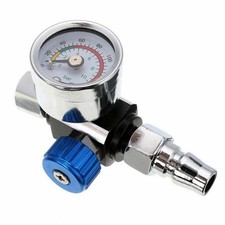Lightweight Adjustment Pressure Regulator Spray Gun Air Regulator Gauge Tool UK