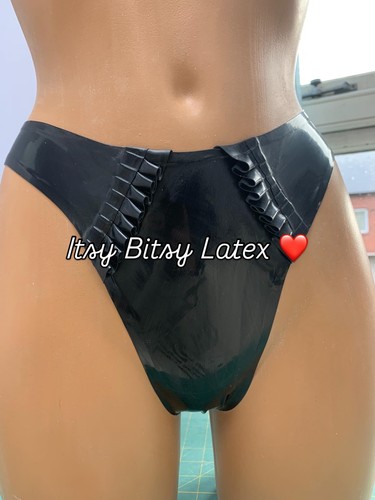 Gorgeous latex frilly rubber - latex,