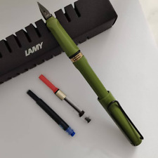 New Lamy Fountain  Limited Safari  All Green Fine Nib Pen