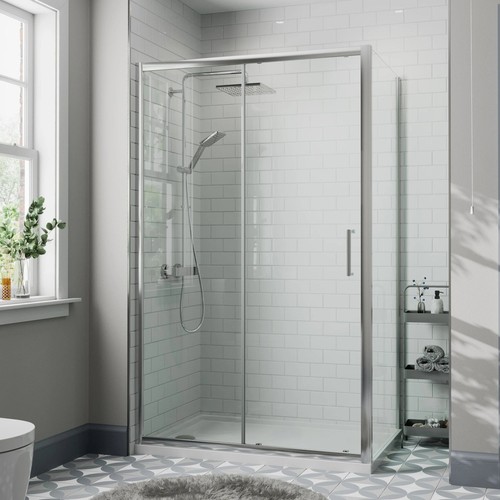1000 800mm sliding shower - x,