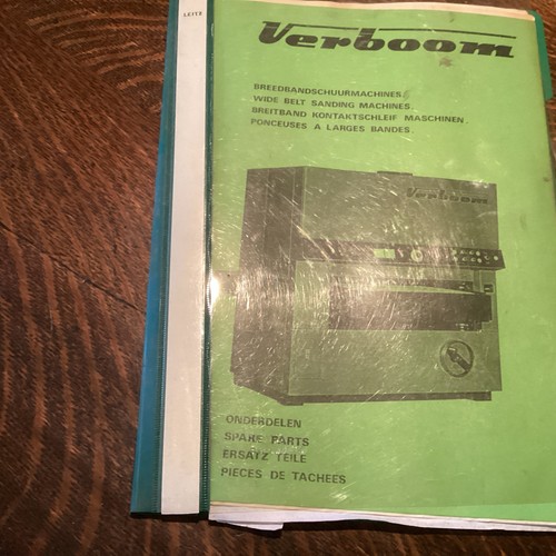 Verboom wide belt sander - verboom,