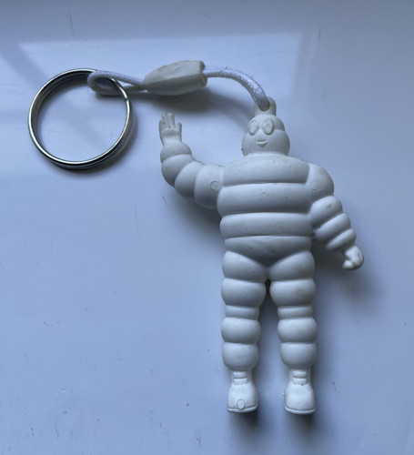 Retro michelin man - man, keyring