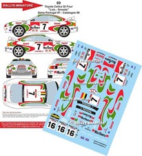 DECALS 1/43 REF 0069 TOYOTA