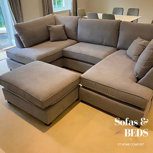 Shape grey chaise - u,
